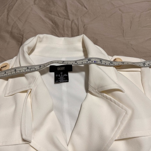 Stunning DKNY light cream dress size S - Picture 4 of 6